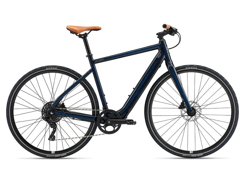 Momentum Voya E 3 10 Speed Electric Bike in Ink Blue